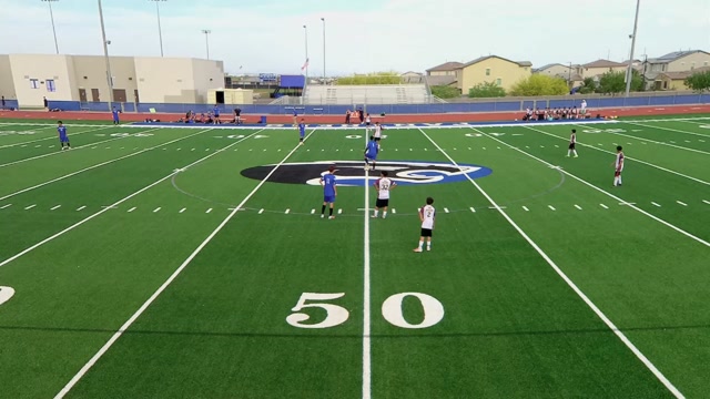 Paradise Honors Middle School soccer vs AMS desert sky
