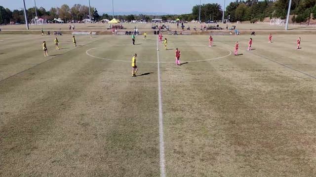 (16U) 10 NCFC Royals G vs Charlotte Metro FC 2010 Girls Black