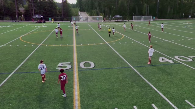 South Kitsap soccer club United B2012/13 maroon vs B10 PacNW