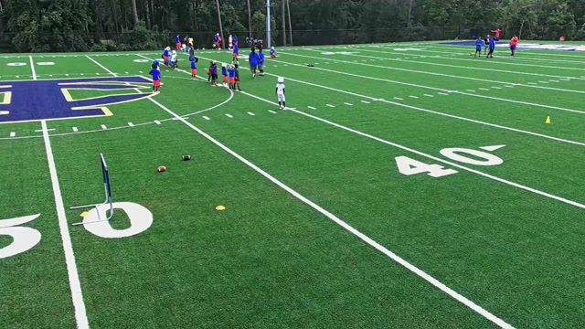 Crusaders football vs Dirty South Bills 11U