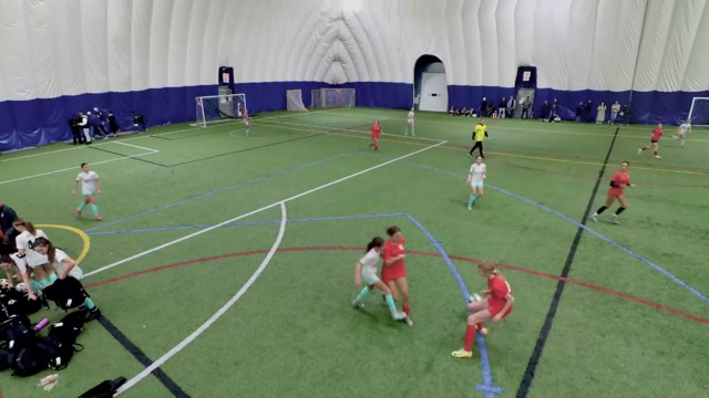 New England Force GU14 South Shore vs Bridgewater U14G Red (Lemieux)