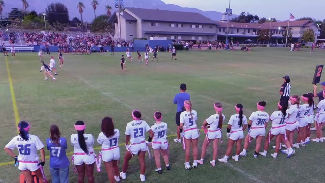Beaumont High School Flag Football vs Western Christian High School Girls