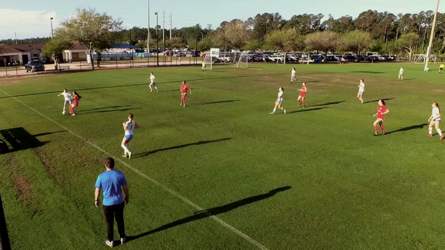 2010 Jacksonville FC vs Ormond Beach Soccer Club OBSC 2010 Girls Red NPL